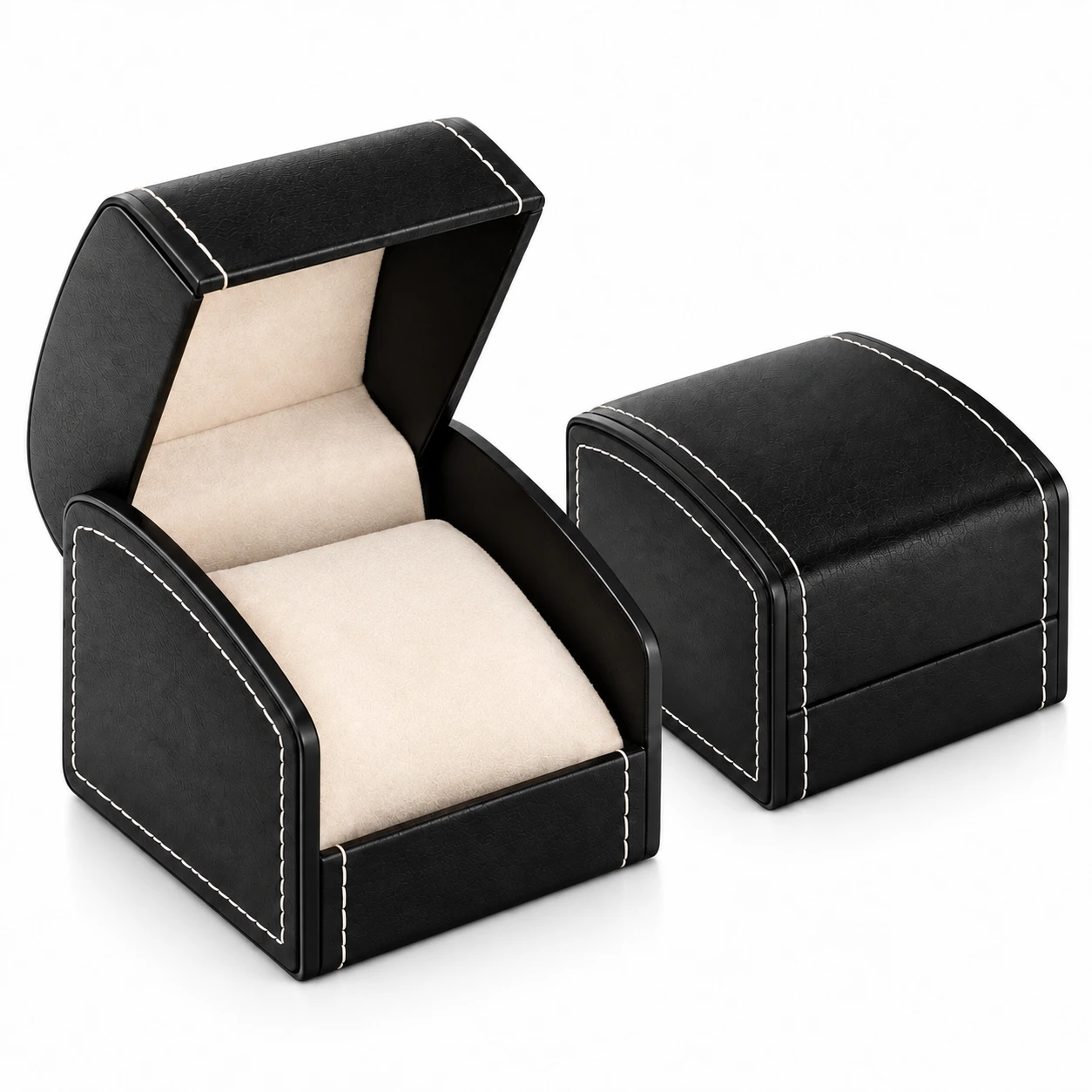 Single Watch Presentation Box with custom PACKAVELLE branding