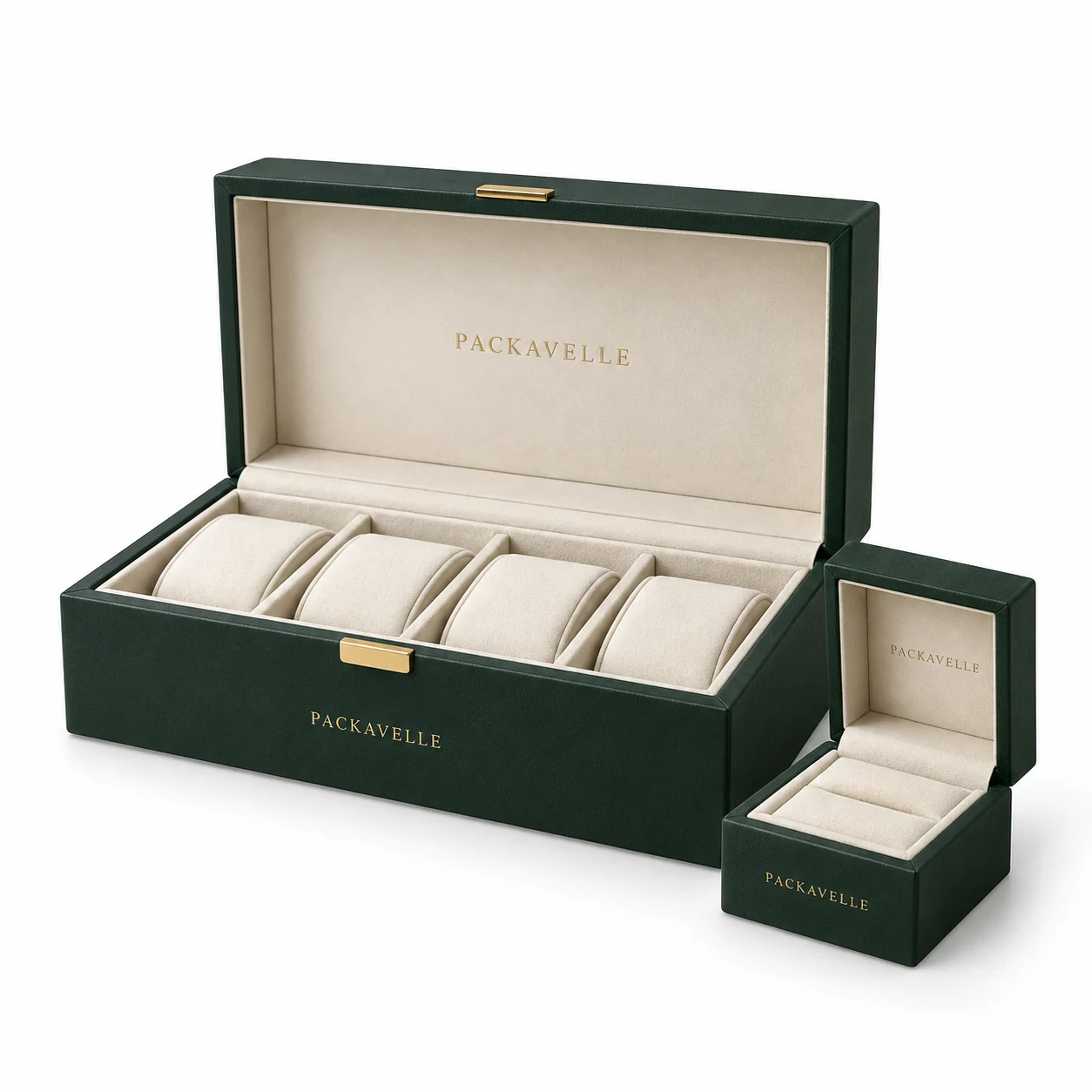 PACKAVELLE watch jewelry cases branded packaging concept